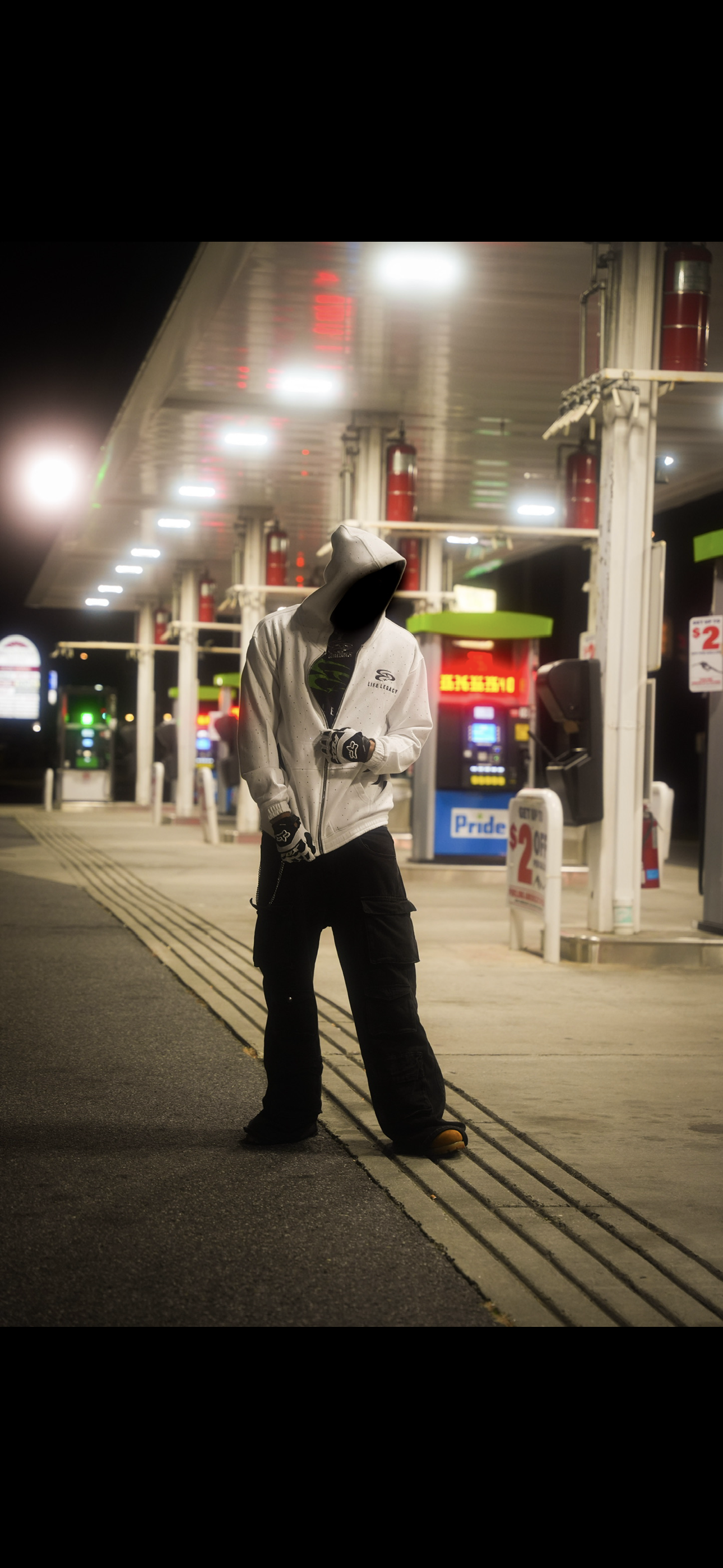 LIFE LEGACY KOZY WHITE HOODIE